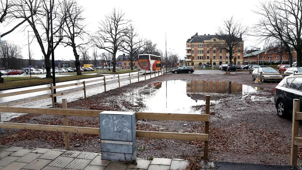 Planerna är att Coop ska bebygga den här delen av kvarteret Linden.