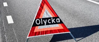 Långa köer uppstod efter olycka