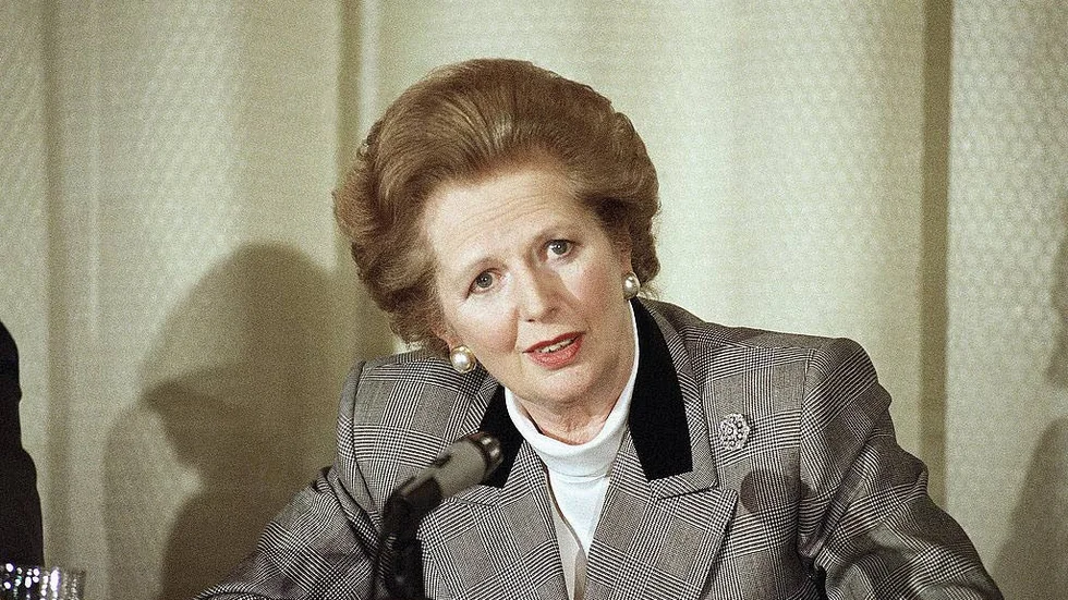 Thatcher. En profektisk EU-skeptiker.