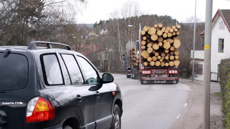 Enebygatan är en trång och hårt trafikerad del av länsväg 134.