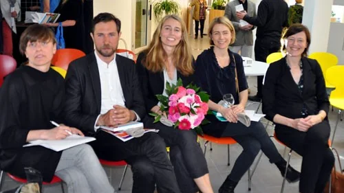 Vinnarna Susanne Ramel, Pye Anrell Ehrström, Robert Petren och Katarina Grundsell. Foto: Tommy Pettersson