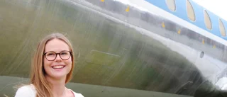 Johanna såg hur motorn brann. 