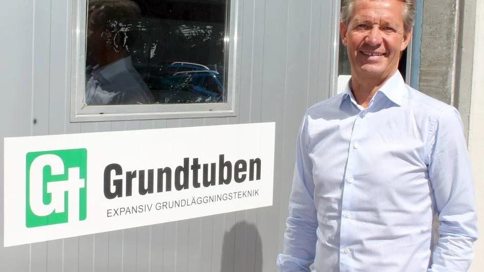 Tonny Werlemalm, delägare och vd för Grundtuben berättar om en ljus framtid för företaget där man står inför behovet av att nyanställa.