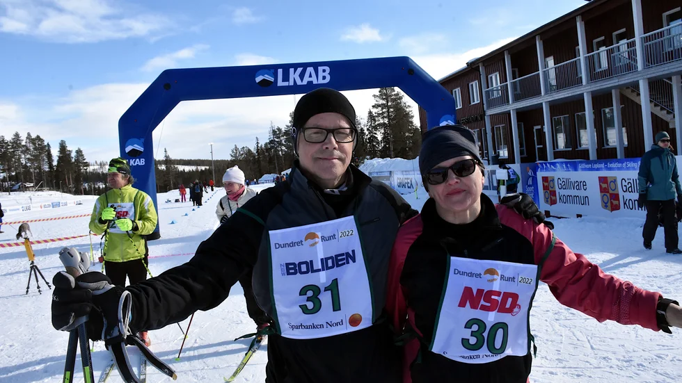 Anders Jakobsson och Helena Sjölin körde Dundret Runt 2022.