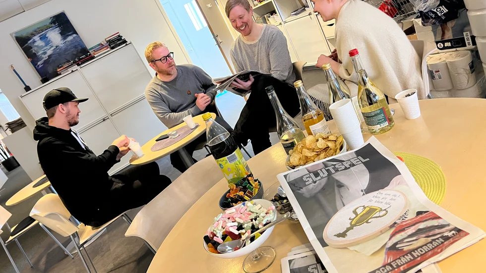 Norrans slutspelsbilaga 2022 släpptes 31 mars och det firades på redaktionen.