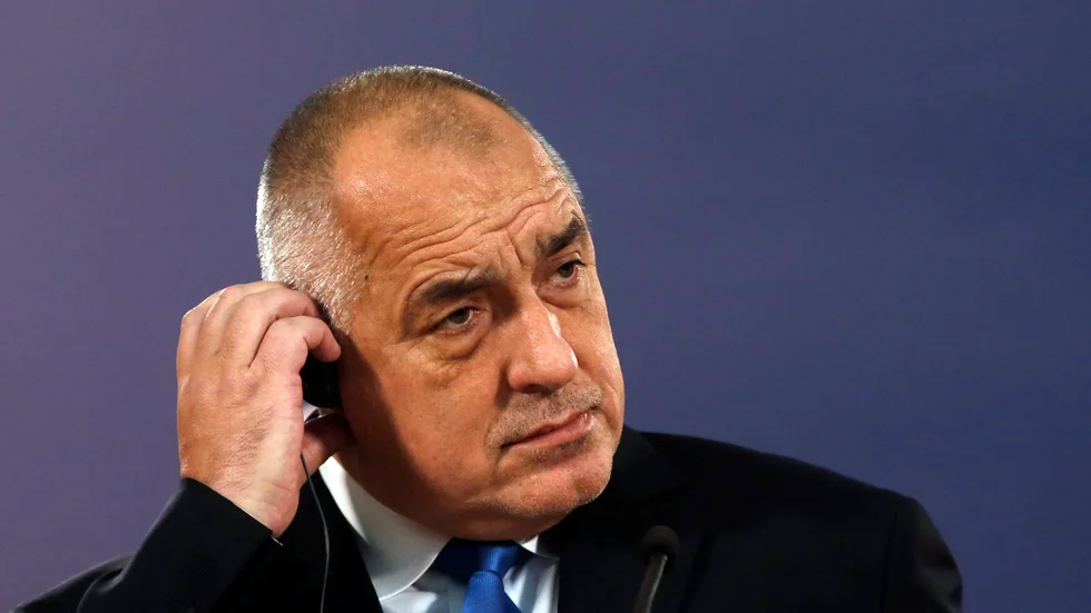Bulgariens tidigare premiärminister Boyko Borisov. Arkivbild.