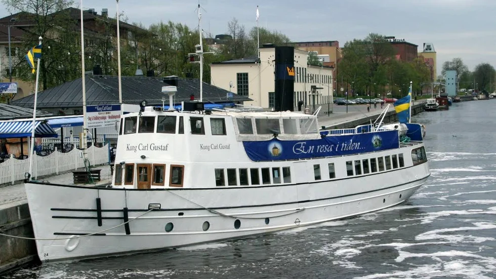 I juni kommer m/s Carl Gustaf tillbaka till Uppsala från Gävle.
