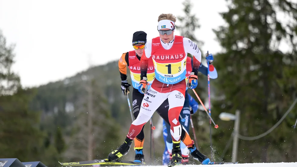Björn Sandström hade en tung sistasträcka för Piteå Elit.
