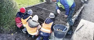 Förskolebarn får Botaniska att blomma