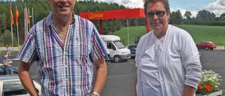 Irene och Thorbjörn har en mack ihop...