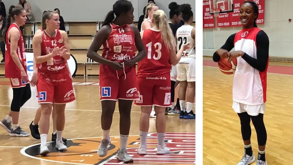 Shereen Sutherland är redo att debutera för Uppsala Basket.