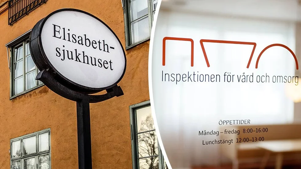 Elisabethsjukhuset får kritik.