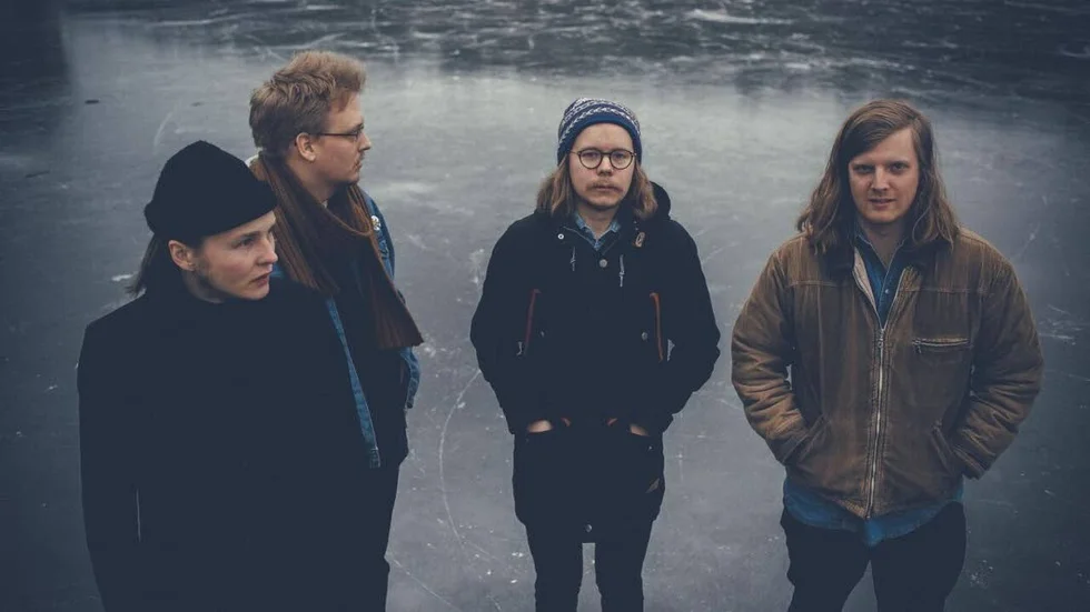 Jimmie Nilsson, Andreas Sahlin, Johan Kalla och Theo Stocks utgör bandet Pershagen som släpper albumet "Tarfala".