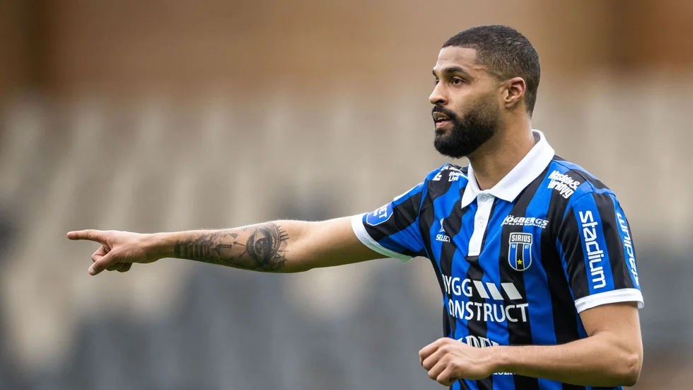 Kristopher Da Graca i den allsvenska premiären. 