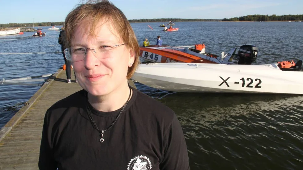 Pernilla Ingvarsson, tävlingsledare för Östhammars GP, landets första racerbåttävling för att samla in pengar mot cancer, var nöjd med dagen.