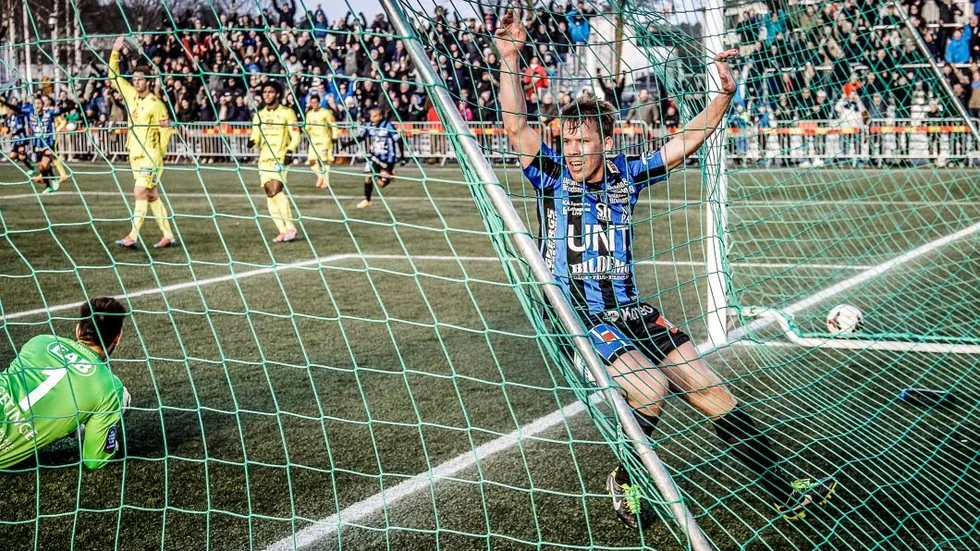 Avgjorde. Joakim Runnemo avgjorde matchen sist mot Halmstad.