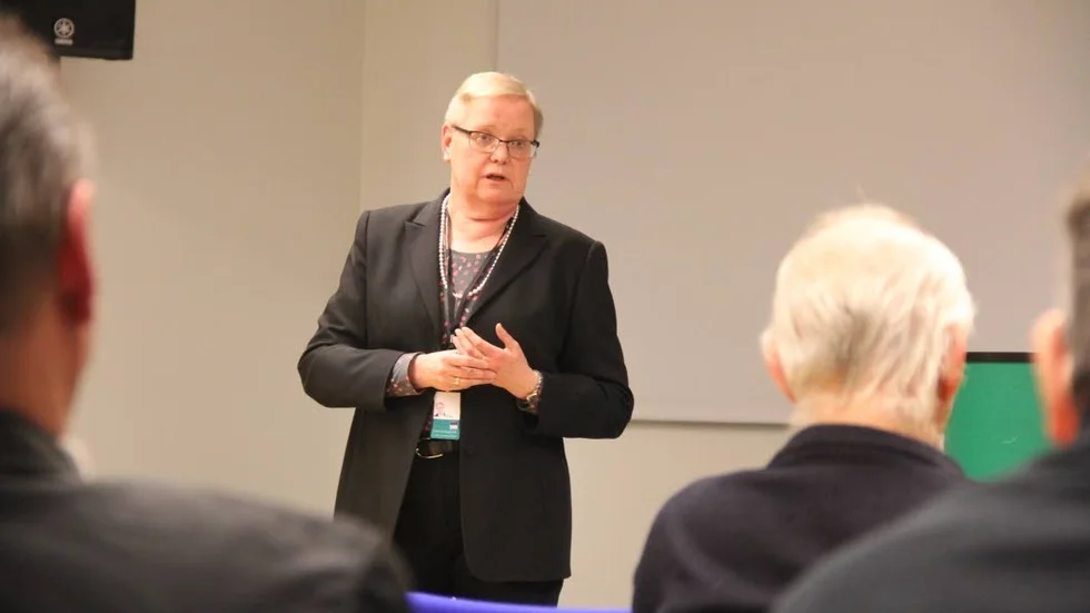 Grönt ljus för senaste Fud-programmet. Eva Halldén är vd på SKB, Svensk Kärnbränslehantering AB. Bolaget har verksamhet i Forsmark där man också planerar för ett slutförvar av kärnbränsle.
