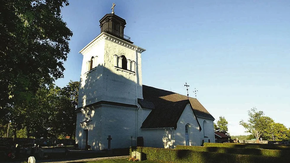 Avslutning. Övergran kyrka är en av de kyrkor där skolavslutningar har hållits.