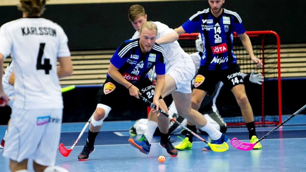 Matchvinnare. Johan Widh avgjorde i förlängningen när Sirius mötte Höllviken.