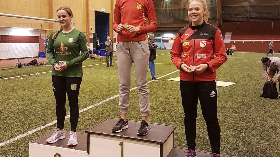 Överst. Linnea Westerberg levererade fina resultat i riksmästerskapen.