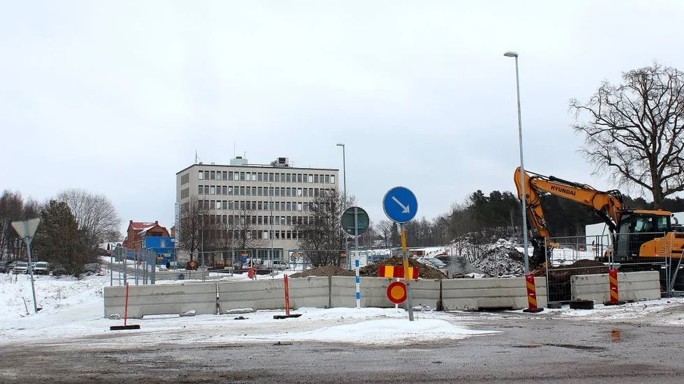 Avstängd. VA-arbeten stänger Fannalundsvägen under några veckor.