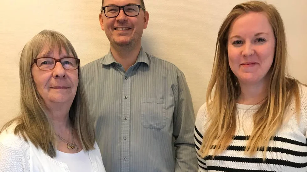 Topptrio. Britta Dalved, Magnus Ahlkvist och Veronica Liljeberg.