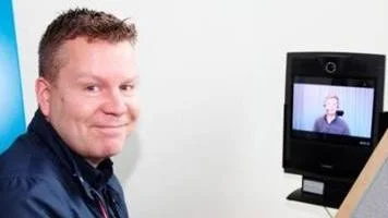 Johan Viklund, chef över Arbetsförmedlingens distanskontor i Knivsta.