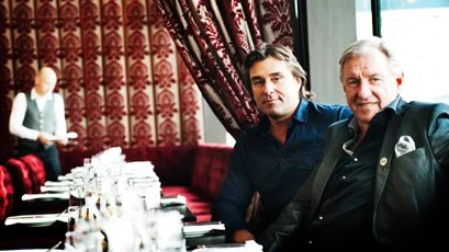 David Åström och Lasse Svensson på Stationen.