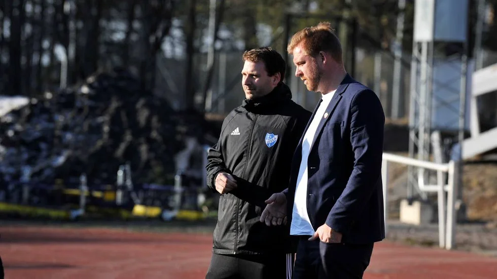IFK Luleås tränare André Bylund och sportchefen Per Jensen Nyström ska se över spelartruppen under sommaruppehållet.
