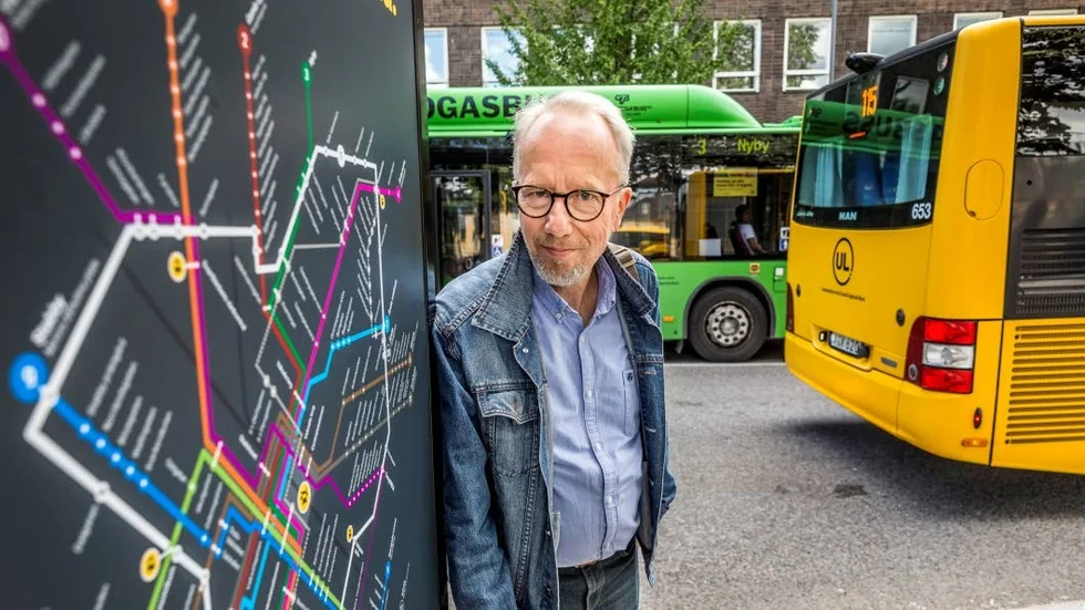 Sture Jonsson är presschef på Upplands lokaltrafik, UL.