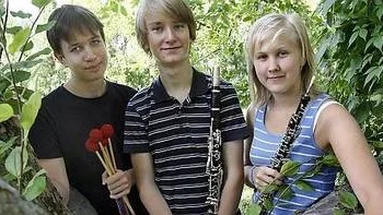 Martin Frick,Viktor Byström och Alva Rosengren-Blom.