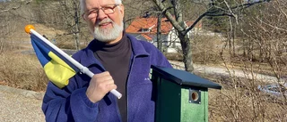 Thord gör holkar för Ukrainas skull: "De som går i skogen kommer komma ihåg den tiden då det var krig"