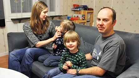 Marju, Jarl, Roald och Olavi Kaljuste.