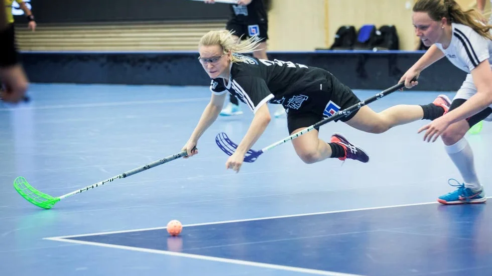 Målskytt. Sofie Paulsson inledde målskyttet för FBC Uppsala men sedan tappade bortalaget och förlorade.