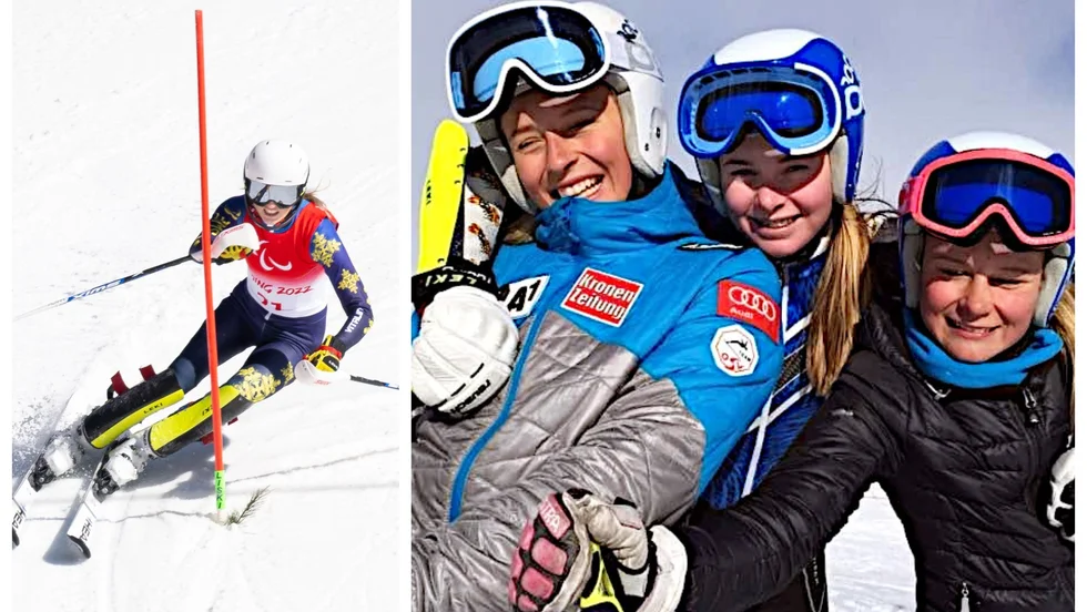 Tilda Nord (i mitten på högra bilden) vet hur det är att ha guldtjejen Ebba Årsjö som tuffaste rival i backen.