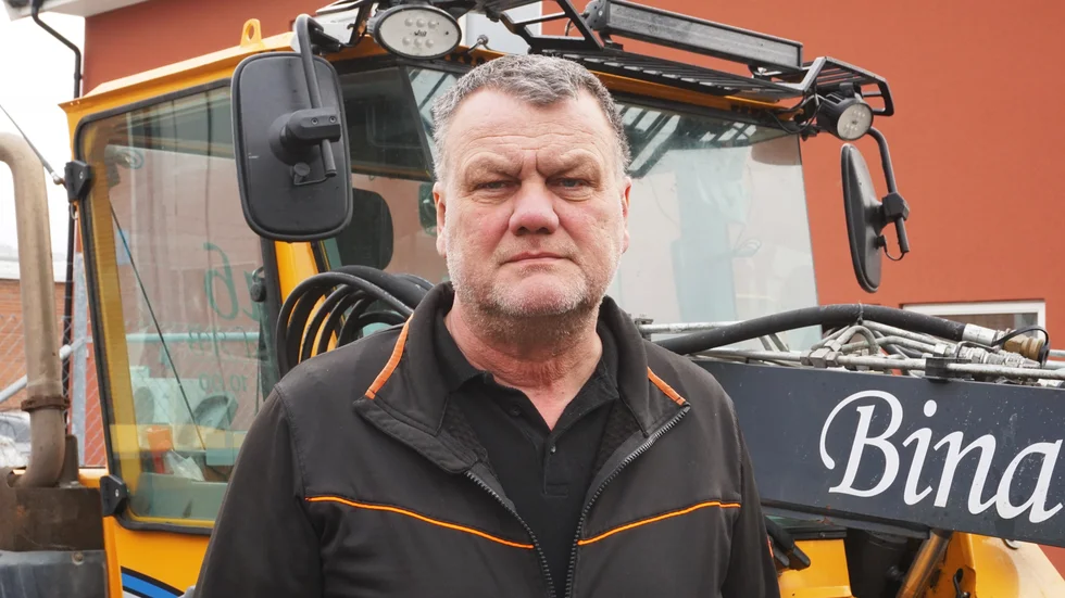 Stefan Lindberg, vd för Binab Entreprenad AB, berättar att de höga bränslepriserna gör att maskinföretagen går på knäna. "De sänkte väl dieselpriset med någon krona inatt, men det är som en nysning", säger han.