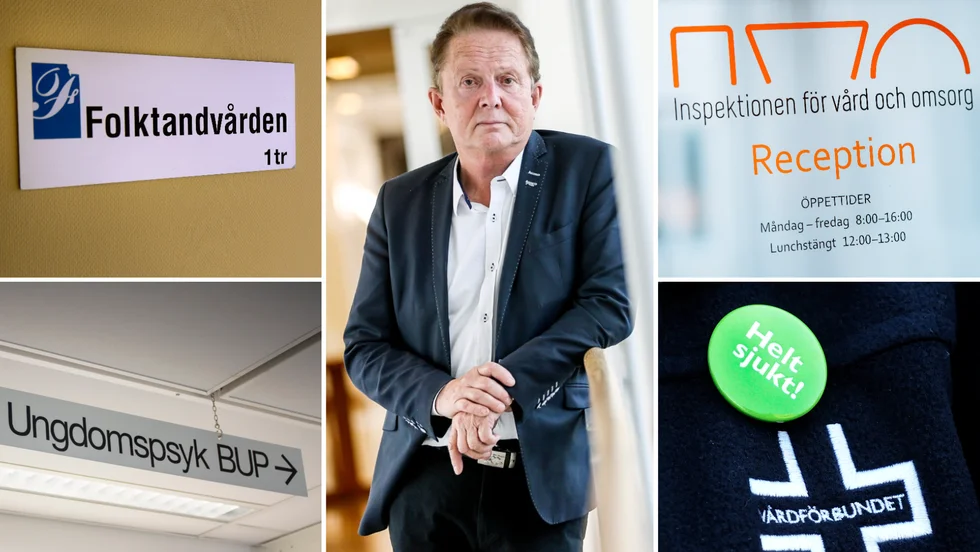 Regionrådet Kenneth Backgård (SJVP) talar gärna om överskottet i regionekonomin. Men runt regionledningen hopar sig samtidigt problem (bland annat i tandvården och hos BUP) och kritik (till exempel från IVO och Vårdförbundet).