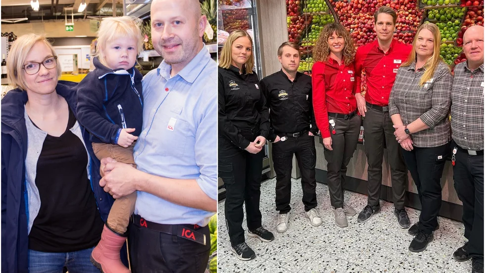 Med gemensamma krafter har de lokala Ica-handlarna i Julita och Katrineholm dragit in närmare 100 000 kronor till Röda korsets insamling för Ukraina.