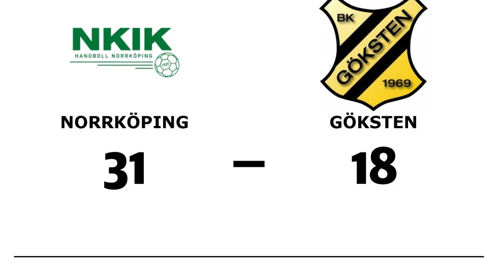 Norrköping KvIK vann mot Gökstens BK