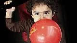 Helen Hawez firade med ballong.