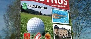 Ny skylt med fräscht bydskap