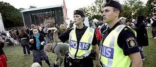 Så jobbar festivalpolisen