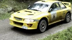 Dick Wicksell kraschade i SM-rallyt.