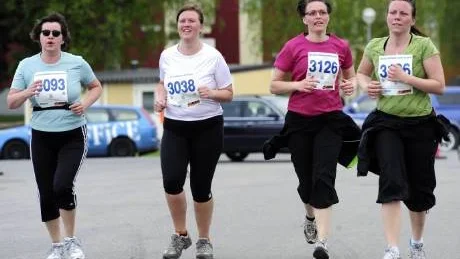 TAGGADE. Anna-Lena Svensson, Åsa Larsson, Cina Johansson och Linda-Maria Töyrä gillade Kretsloppet.