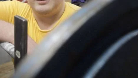 David Holmberg, Öjeby AK, drabbades av magsjuka och kunde inte prestera bra i VM i styrkelyft. (Arkivbild)