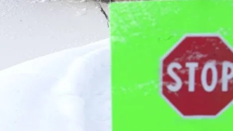 Den nybyggda gångbron över Varjisån är fortfarande avstängd. (Arkivbild)