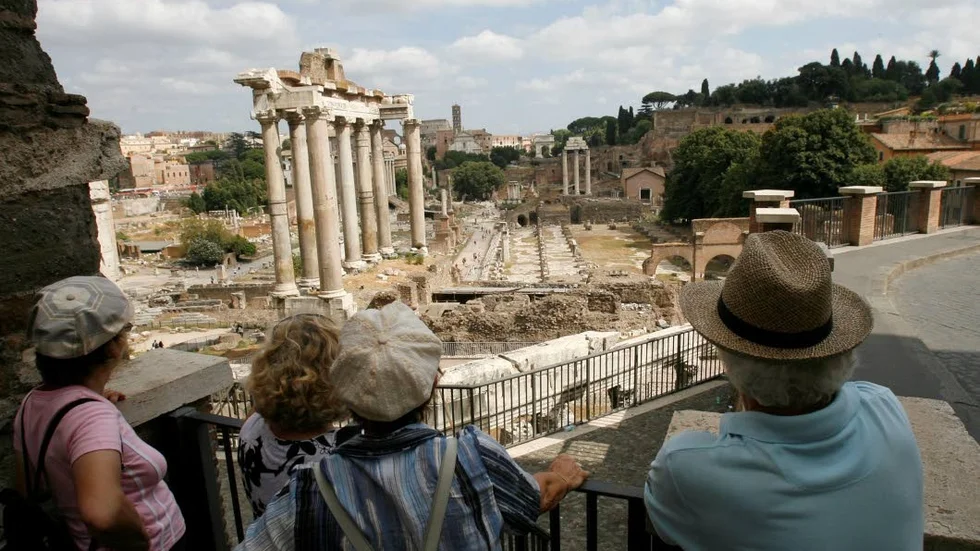 Bodens centrum. Snart liknar det Forum Romanum.