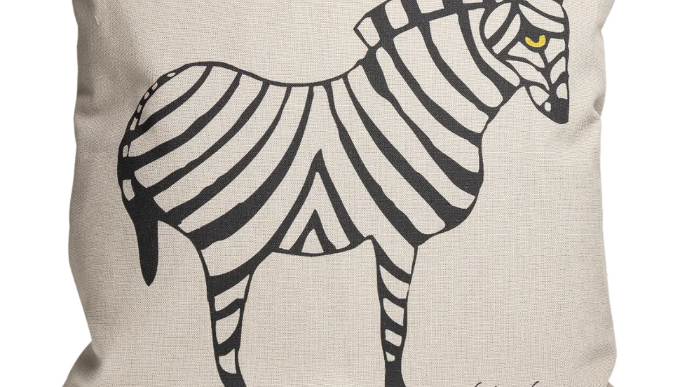 Kuddfodral Lisa Larson Zebra