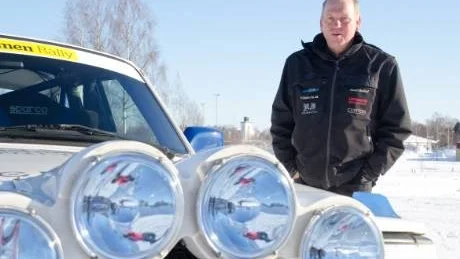 LYSANDE UTSIKTER. Göran Ahlström ligger bra till inför NMT-svängen på lördag eftersom "Lasse Lack gormat till det". Foto: Anna Lidé