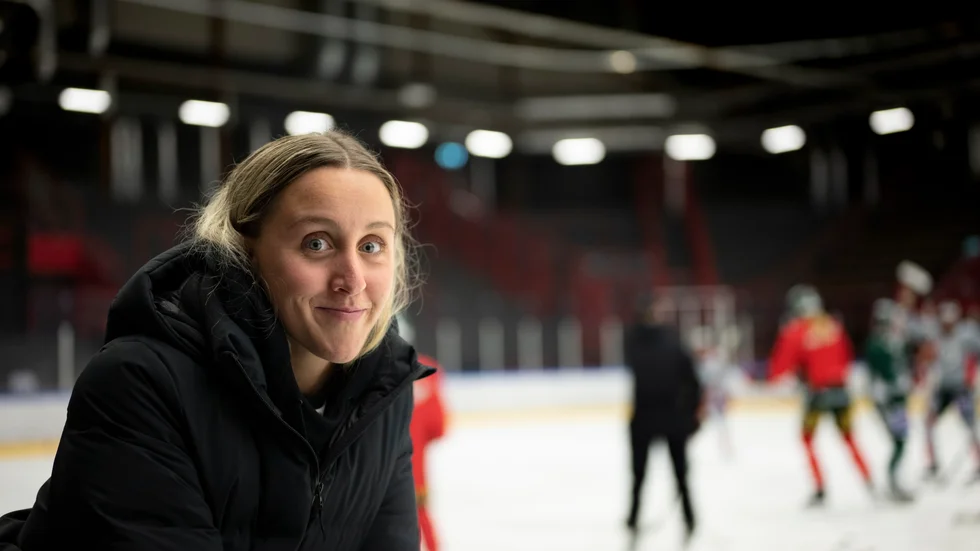 Hanna Olsson och hennes lagkamrater fick en lysande start i Frölundas satsning mot damernas högsta hockeyliga. Arkivbild.